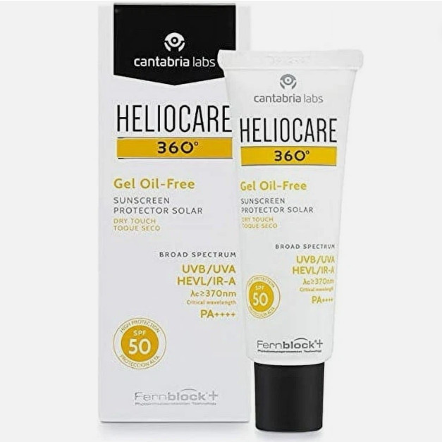 Cantabria Labs HELIOCARE 360° Gel Oil-Free SPF 50+ Sunscreen 50 mL / 1.7 fl oz