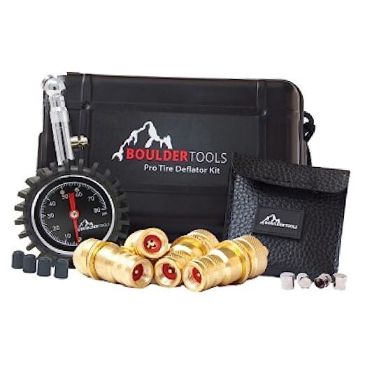 Tire Deflator - 80 PSI Air Pressure Gauge - Adjustable, Automatic for Cars,