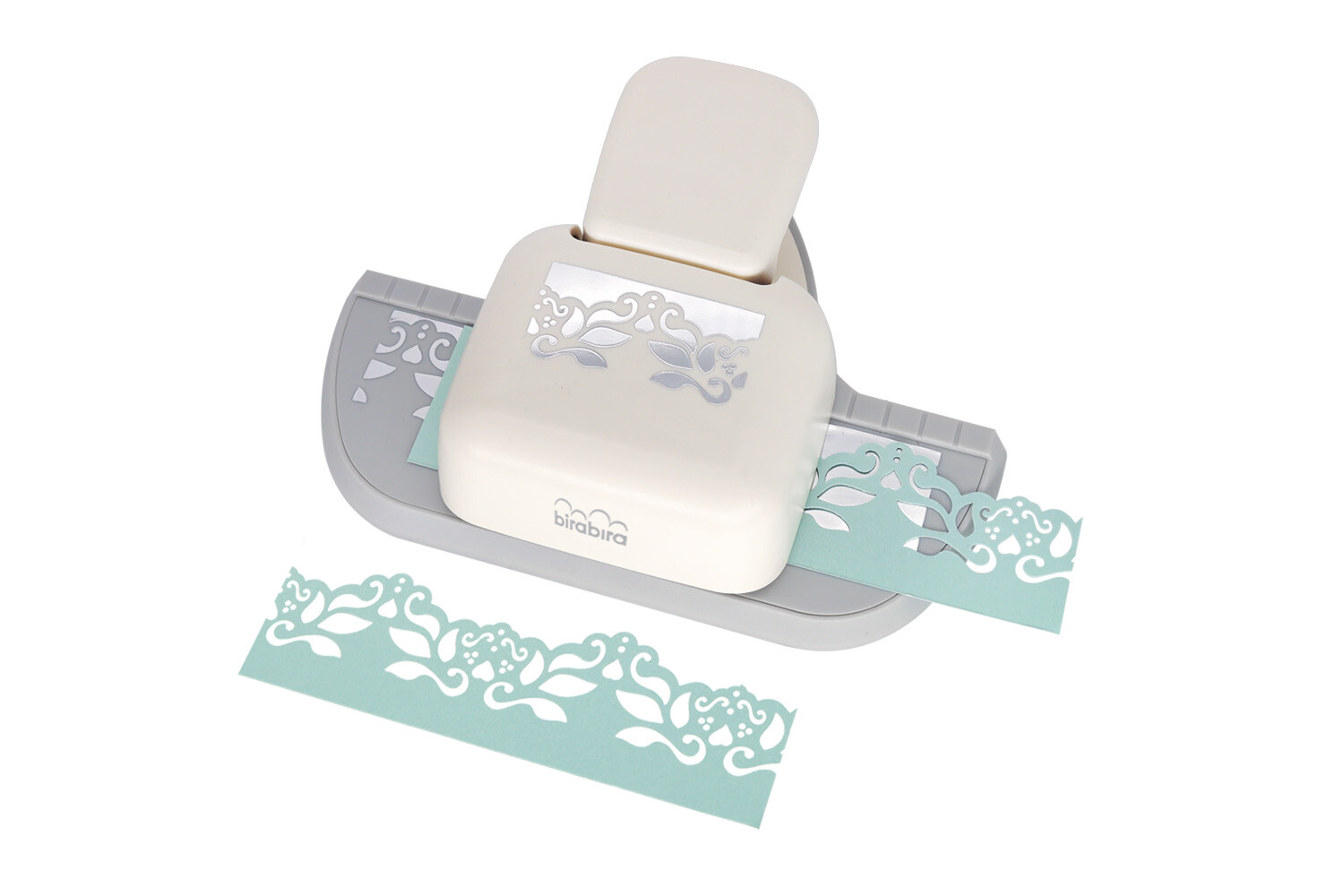 Bira Craft Heart 2 Deep Edger Border Craft Punch, Valentine’s Day Punch
