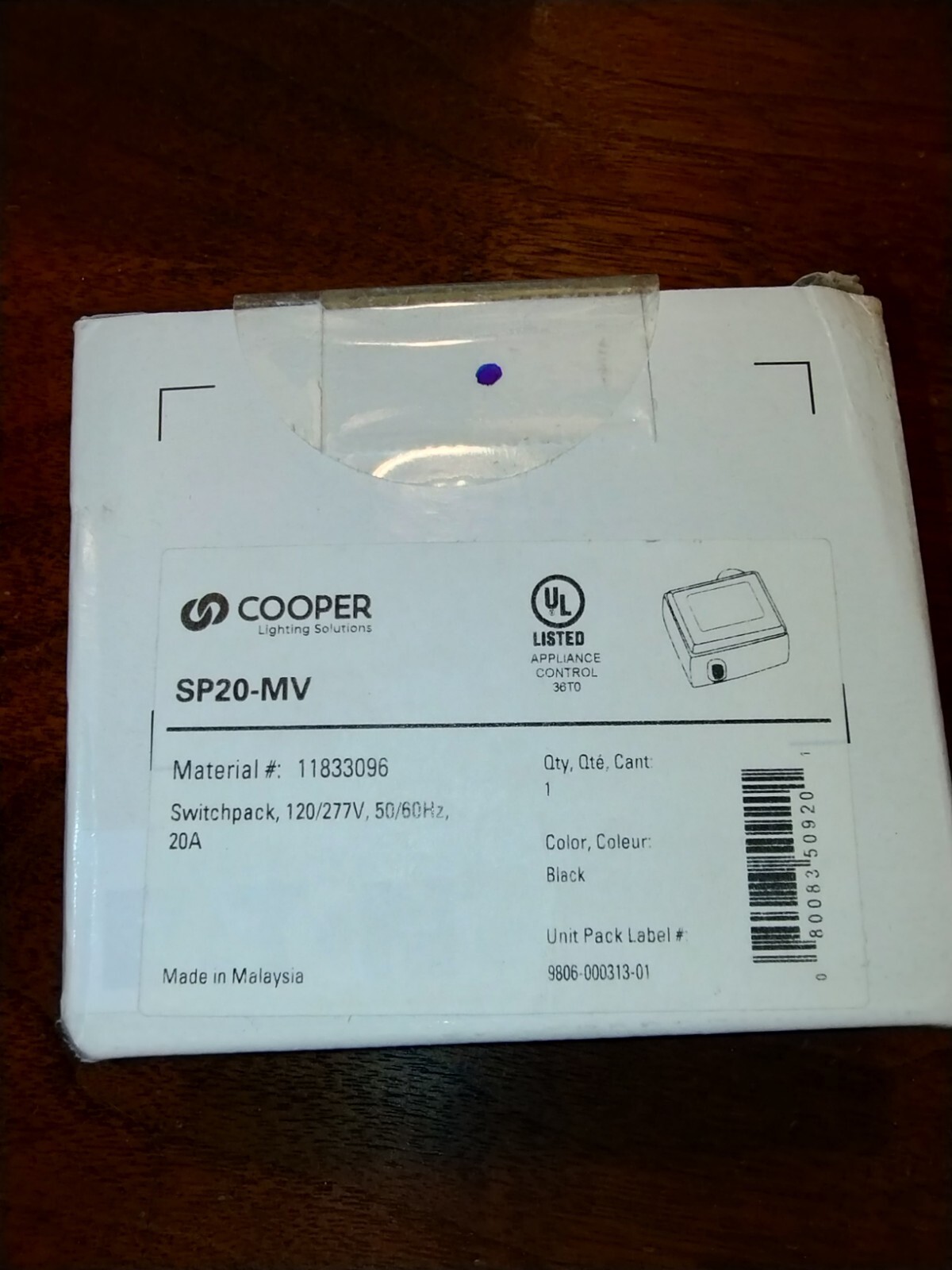 EATON COOPER GREENGATE SP20-MV SWITCHPACK CLASS 2 POWER SUPPLY SWITCHPACK