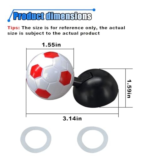 Universal Car Push Start Button Cover - Rocker Switch Decor Accessories () Red