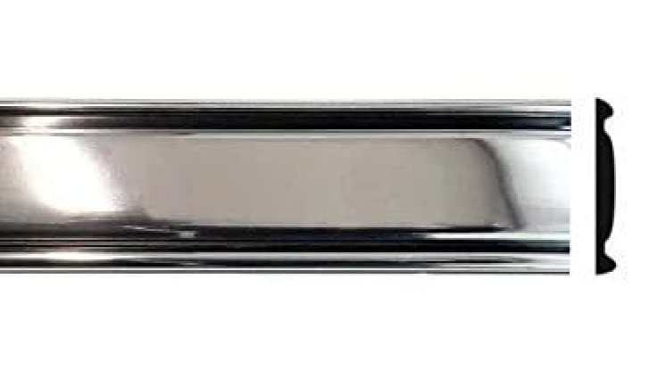 Chrome Side Body Trim Molding for use on 1973-1987 Half Roll - 160", Silver