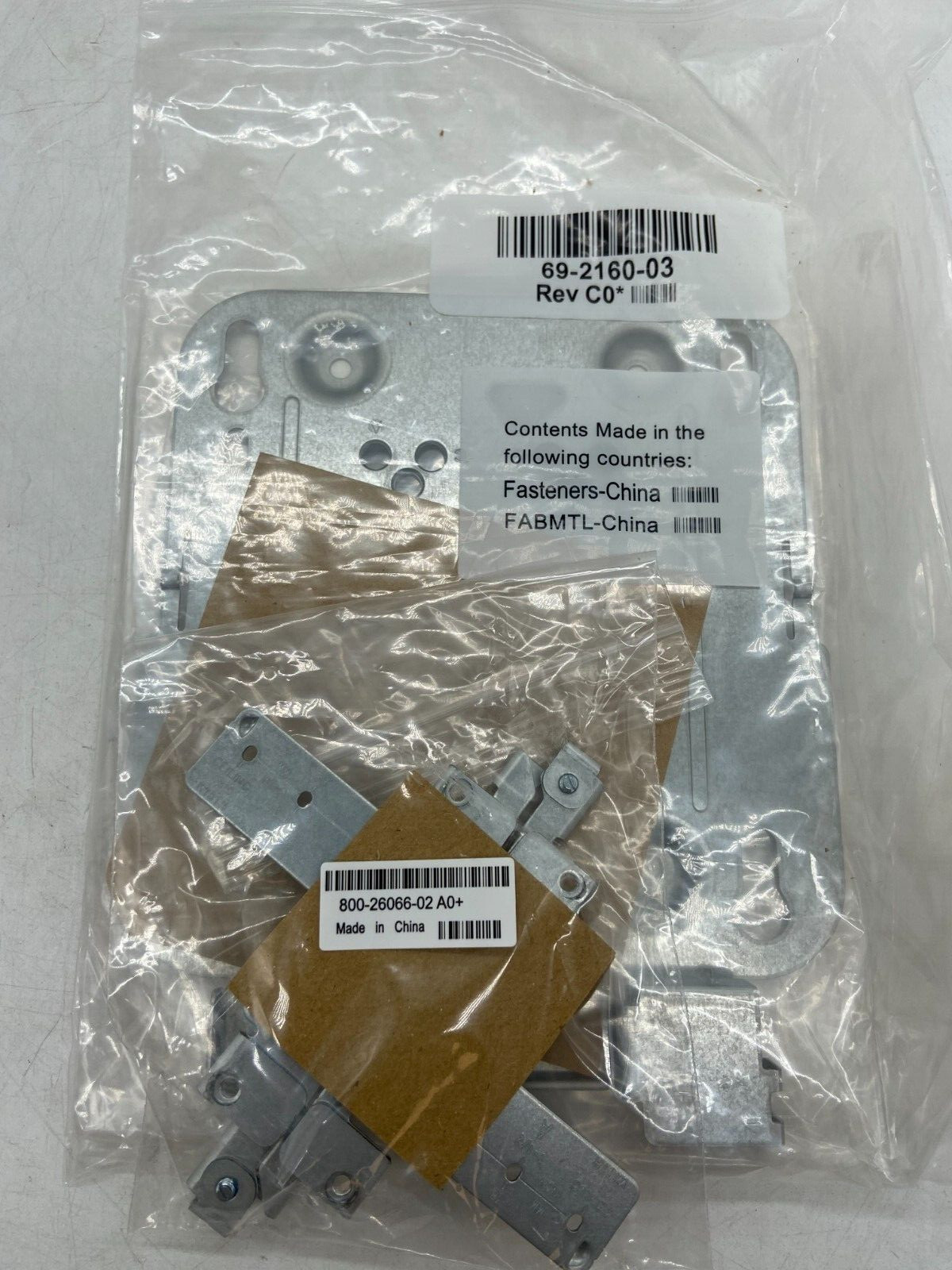 New Cisco AIR-AP-BRACKET-1 69-2160-03 with AIR-AP-T-RAIL-R 800-26066-02 A0+