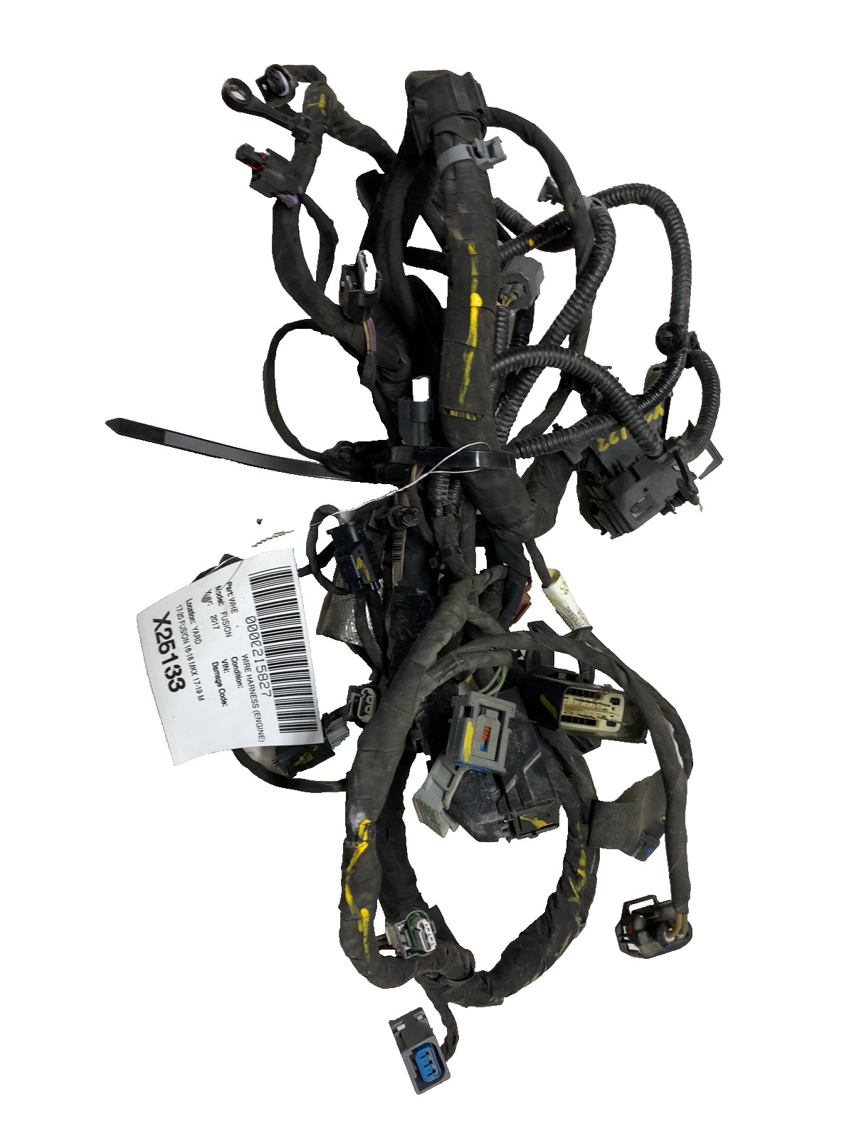 17 FORD FUSION Wire Harness (engine)