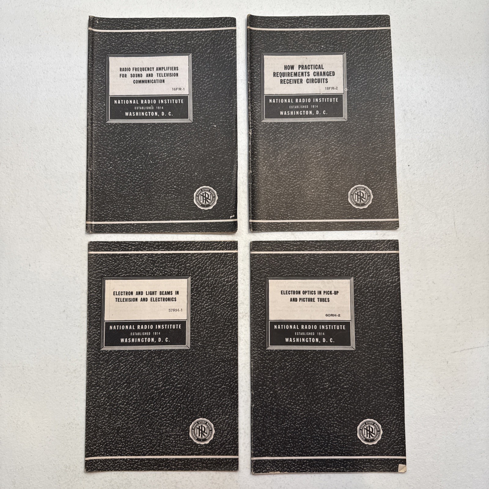 Lot Of 4 1940’s National Radio Institute Booklets