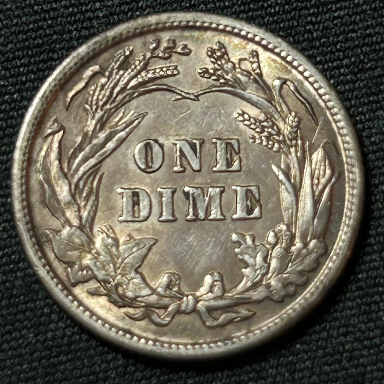 1904 Silver Barber Dime Philadelphia Mint Almost Uncirculated Condition