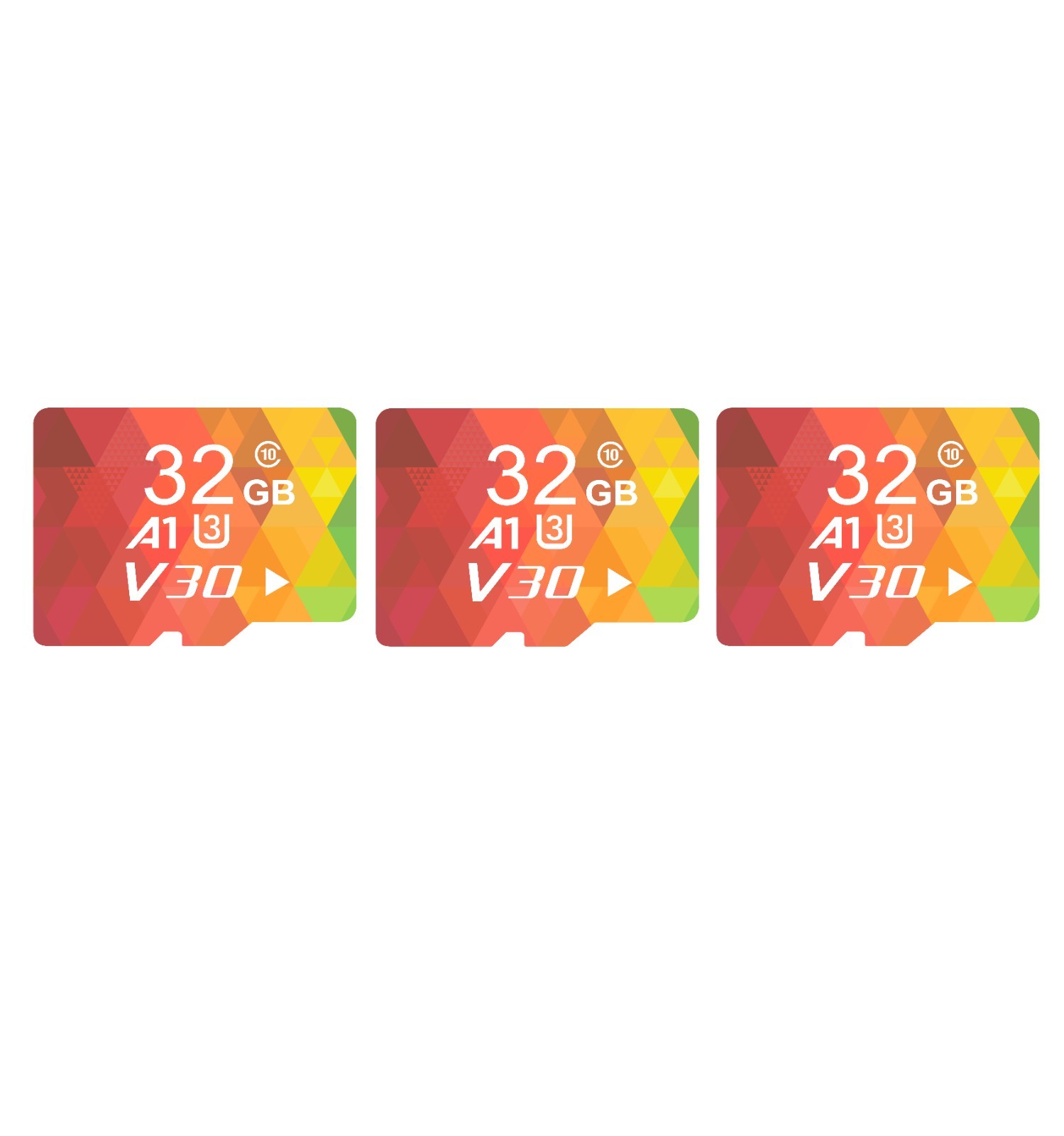 3PCS Micro SD Card Ultra 32GB  Micro SD TF Memory Card Adapter lot