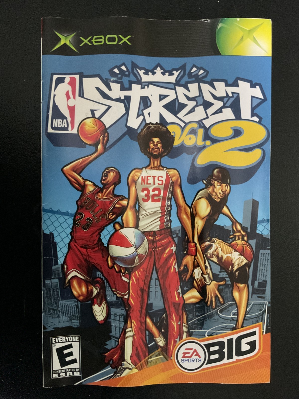 NBA Street Vol. 2 Microsoft XBOX Instruction Manual Only