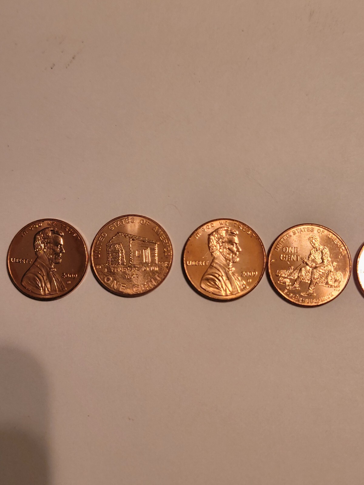 Lincoln Commemorative 2009 Pennies