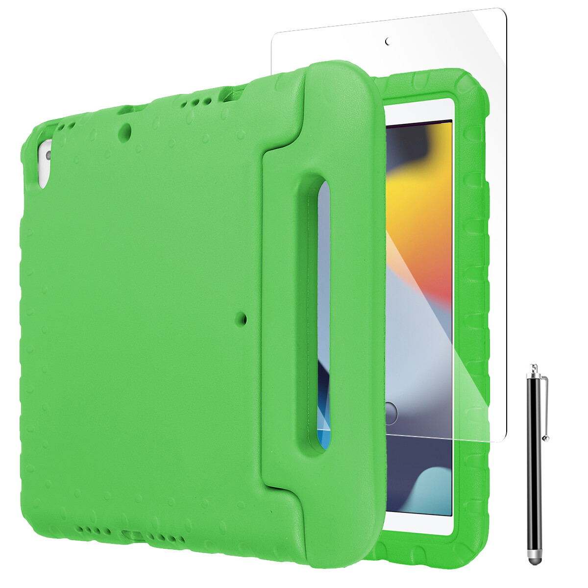 Kids Case For iPad 9th 8th 7th 6th 5th Generation Shockproof Handle Stand Cover
