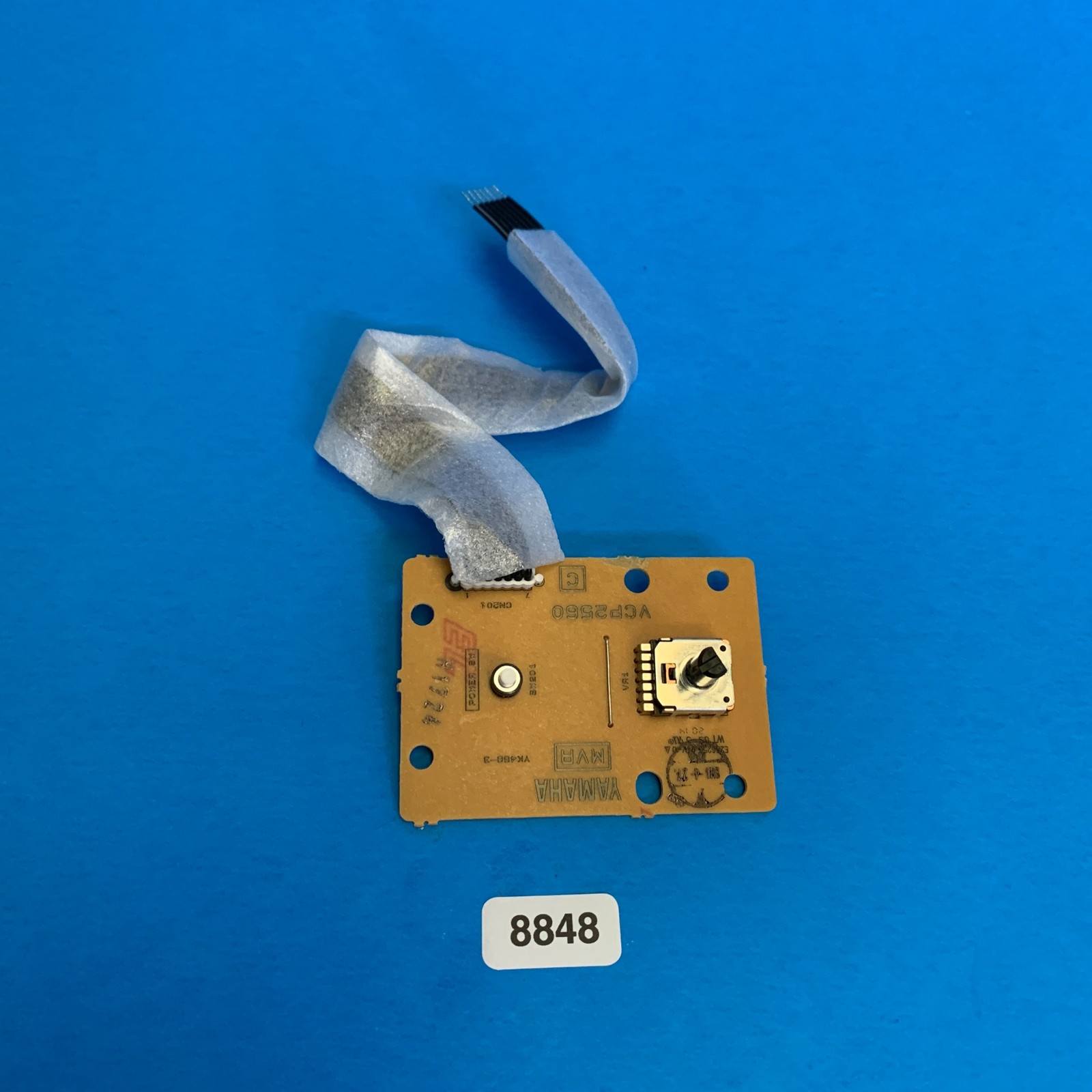 YAMAHA YPT-270 Keyboard Used Part: Volume Pot Knob Potentiometer Circuit Board