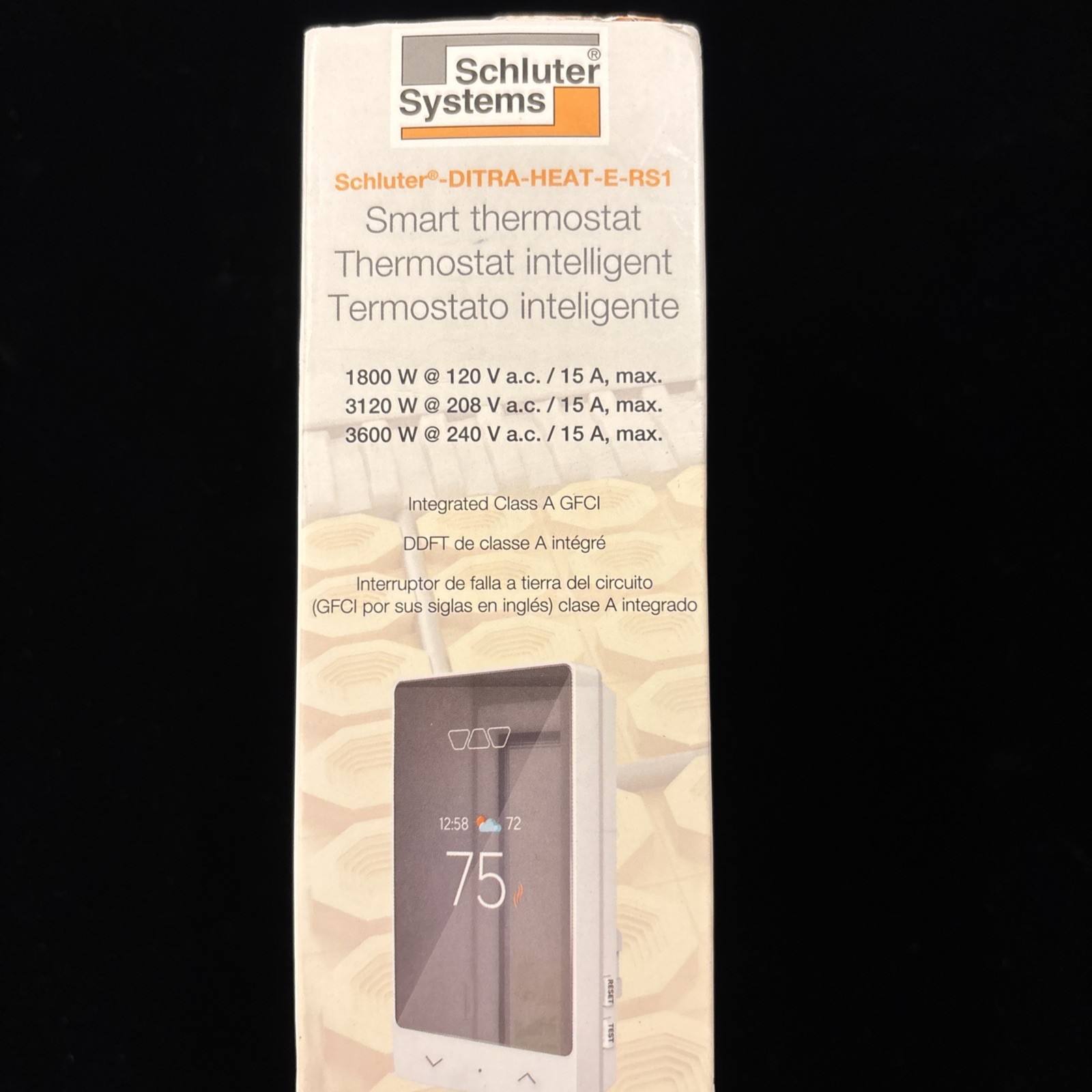 Schluter Systems DITRA-HEAT-E-RS1 Programmable Thermostat