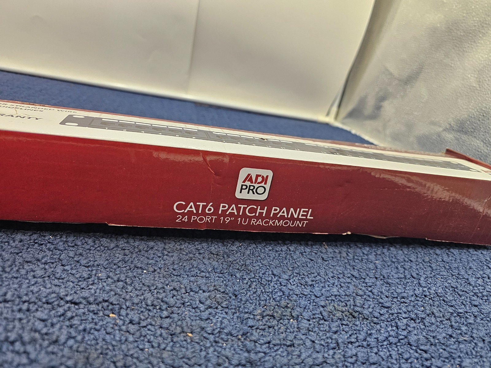 ADI PRO 0E-C6PP24 CAT6 24-Port Patch Panel 19 inch 1U Rack Mount