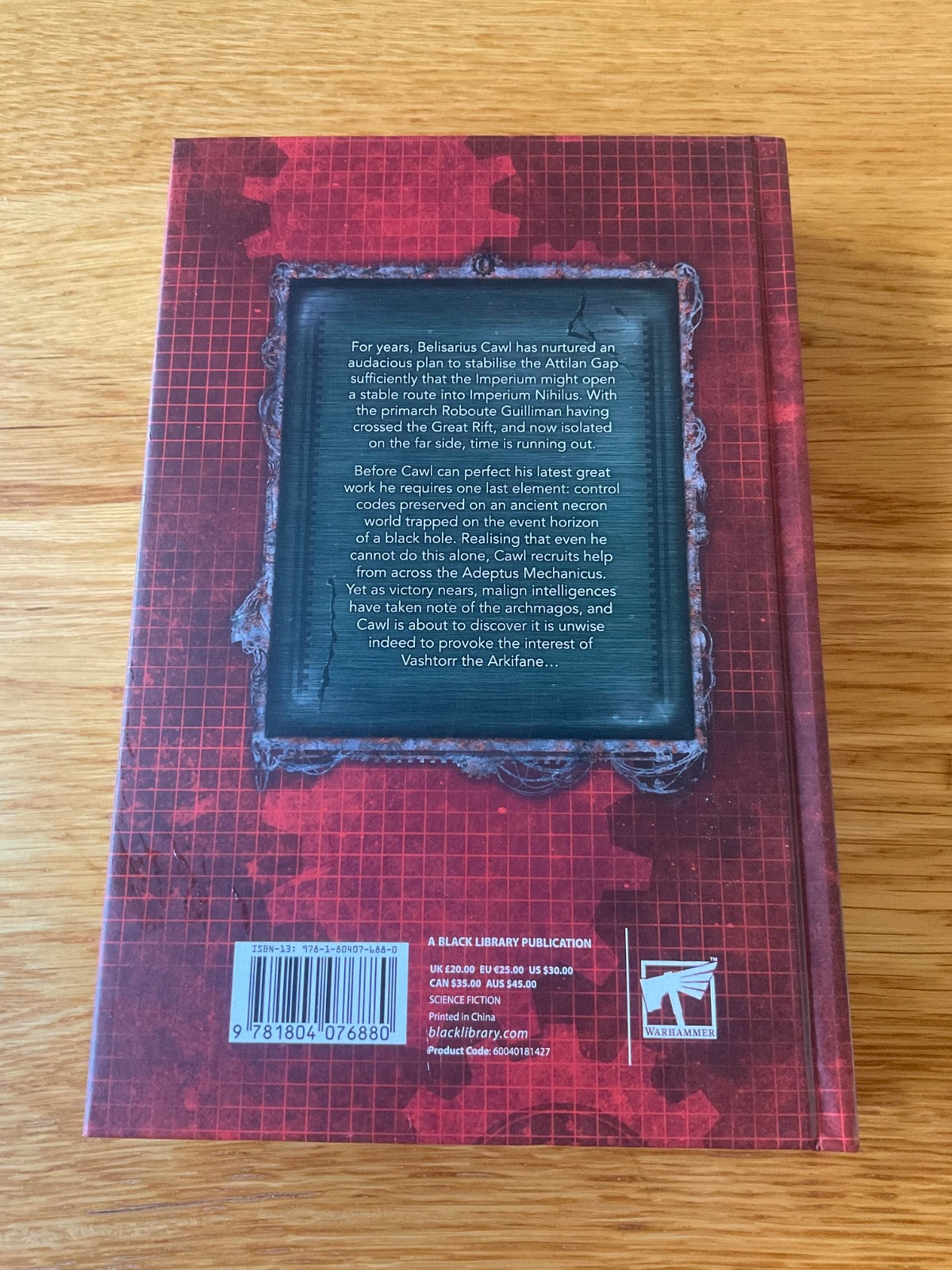 Archmagos Black Library Warhammer 40k Hardback Novel Guy Haley
