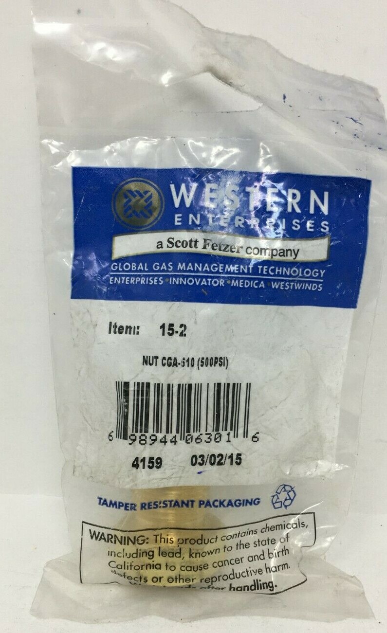 Western Enterprises 15-2 Nut 500 PSI (6 Pack)