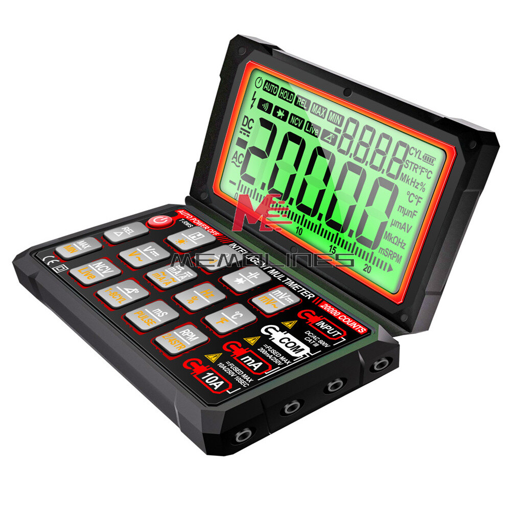 ANENG 623 Auto Repair Multimeter 20000 Count Digital AC/DC Volt Current True RMS