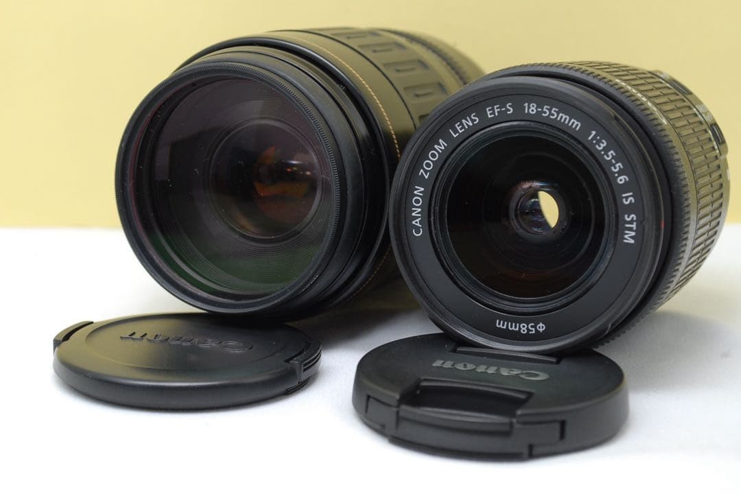 Canon EOS Kiss X7 double lens