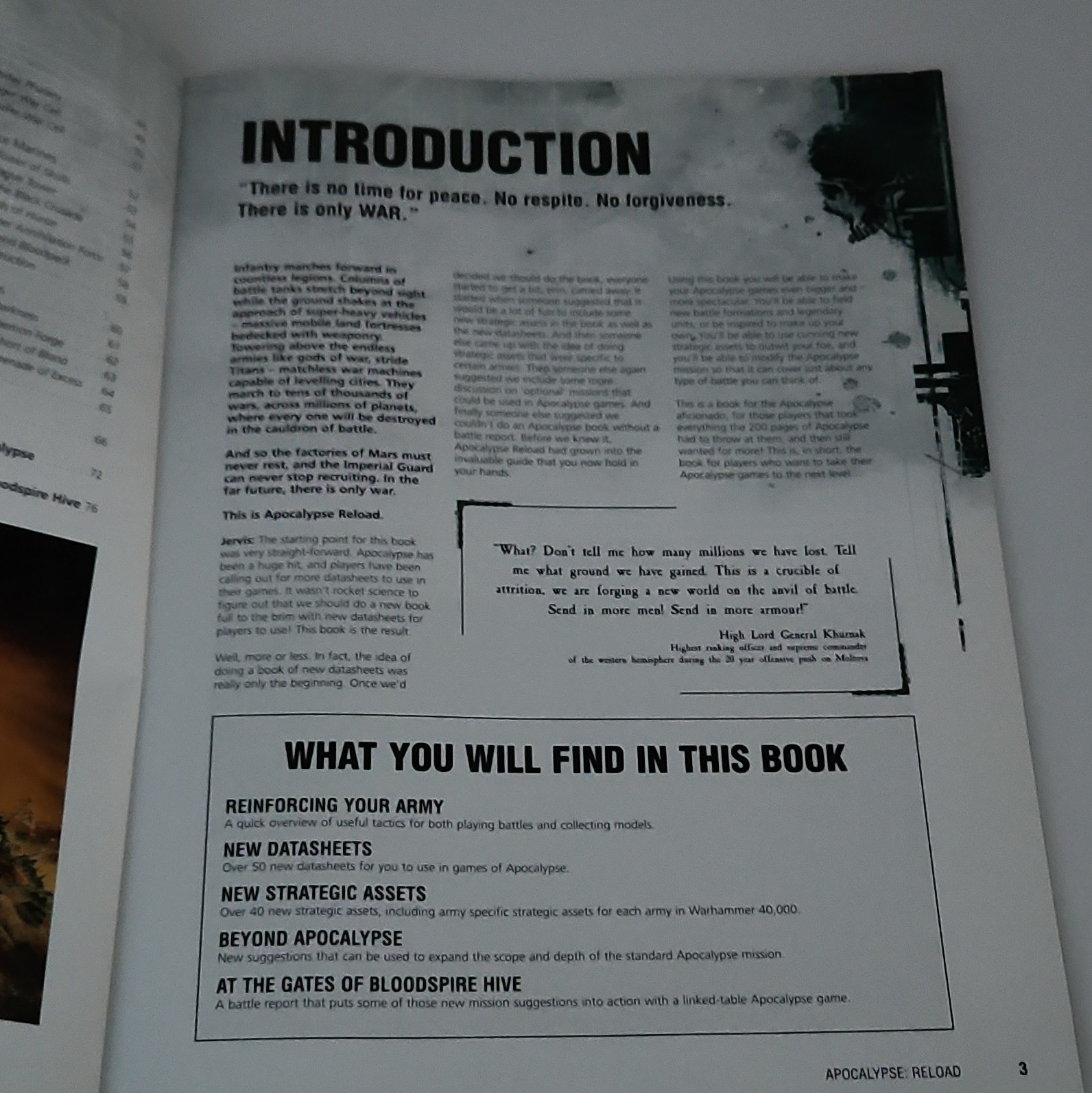 Warhammer 40K Apocalypse Reload Expansion Book English