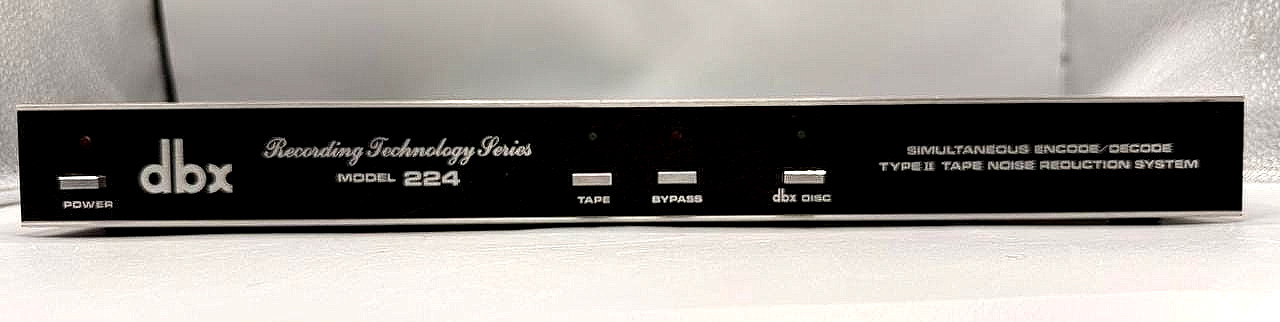 dbx 224 Type II Tape Noise Reduction System Rack Mount Tested Working Japan