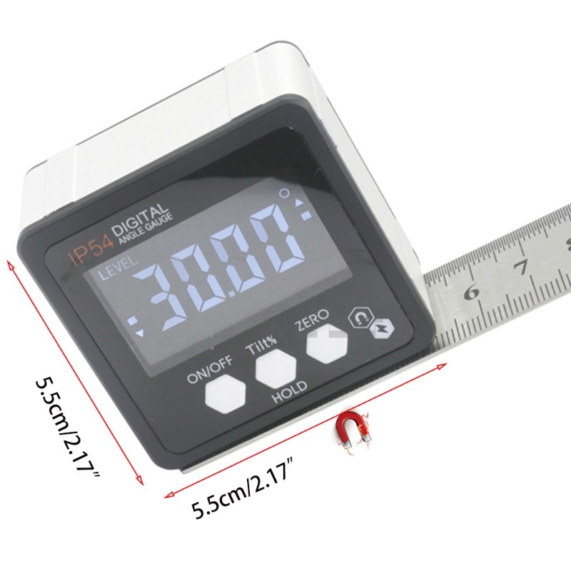 Digital Level Box Protractor Angle Finder Gauge Level Gage Inclinometer