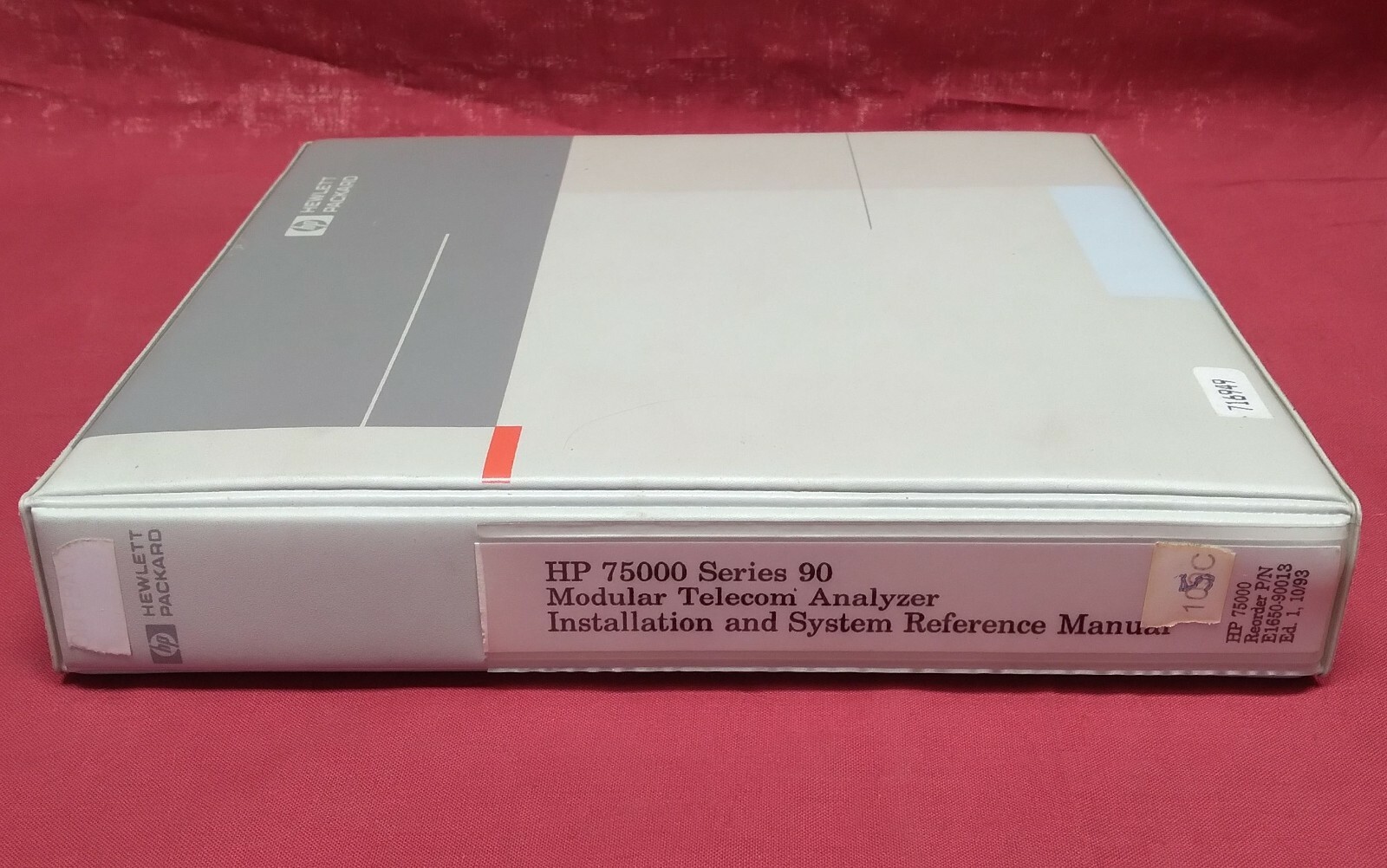 HP 75000 Series 90 Modular Telecom Analyzer Installation & Syst Reference Manual