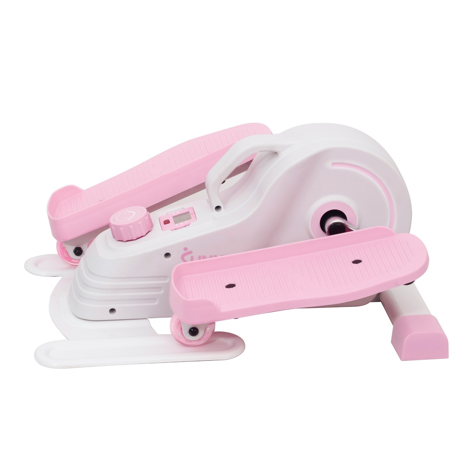 Pink Sitting Under Desk Pedal Exerciser Portable Training Machine Leg Exercise