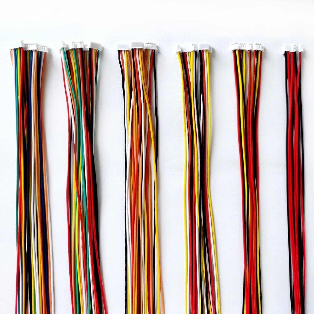 BOJOUL for 30 Pcs JST ZH 1.5mm 2 3 4 5 6 7 Pin 28AWG Female Connector Plug...