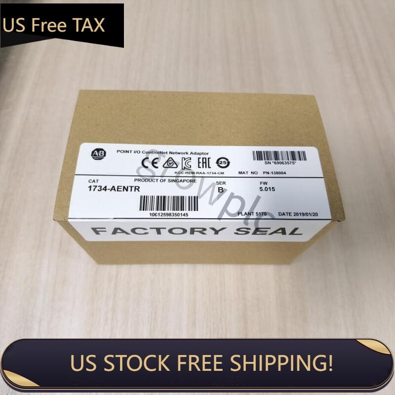 New AB 1734-AENTR  Point I/O Dual Port Adaptor Module 1734AENTR US Free Tax