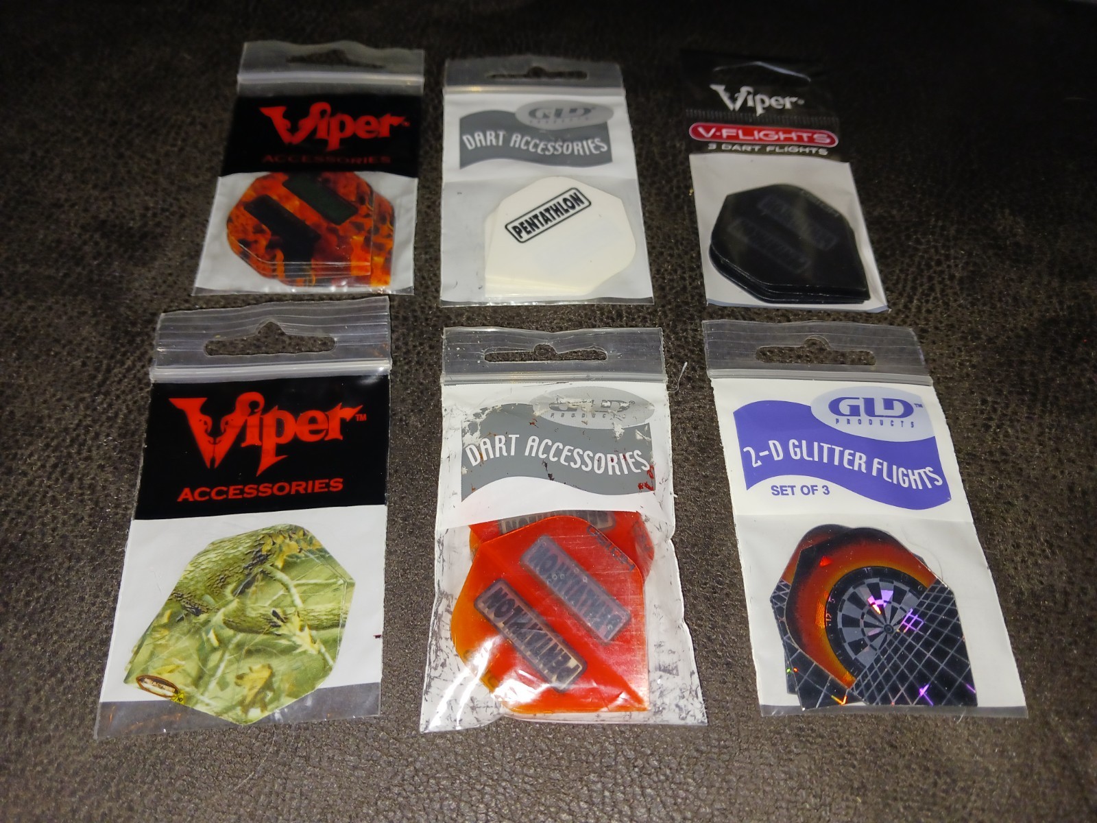 GLD Viper Dart Flights Lot 6 Packs Of 3 (B)