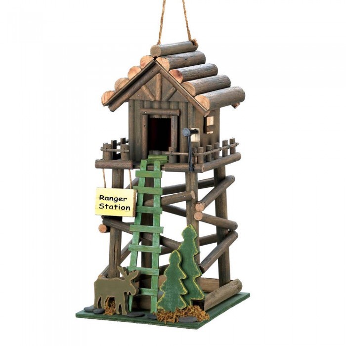 Decorative Birdhouse Spring Lawn Decor Hunter Gifts for Summer Cabin Countrycore