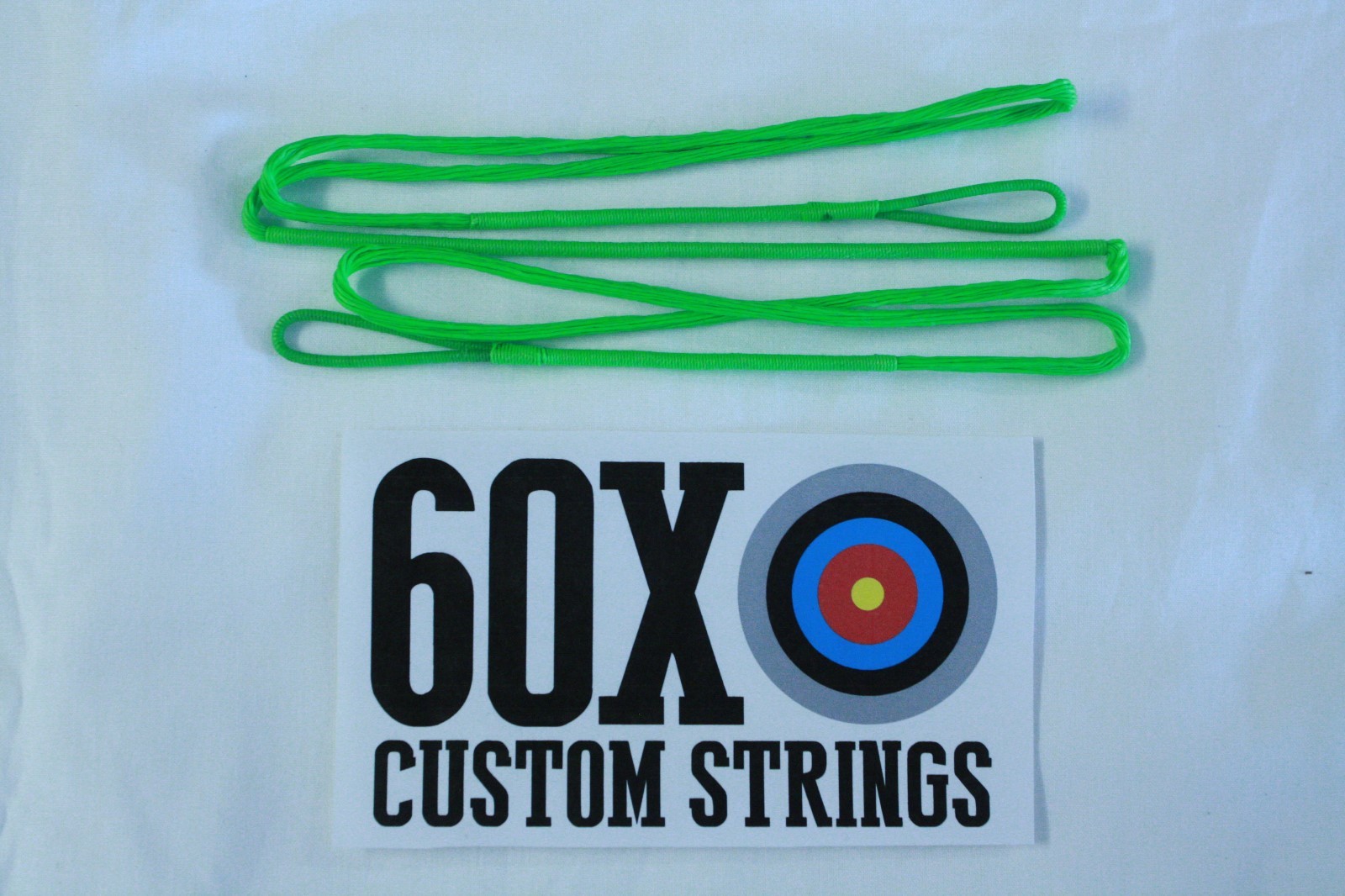 60X Custom Strings 59" Fast Flight Flo Green  Recurve Bowstrings Bow String