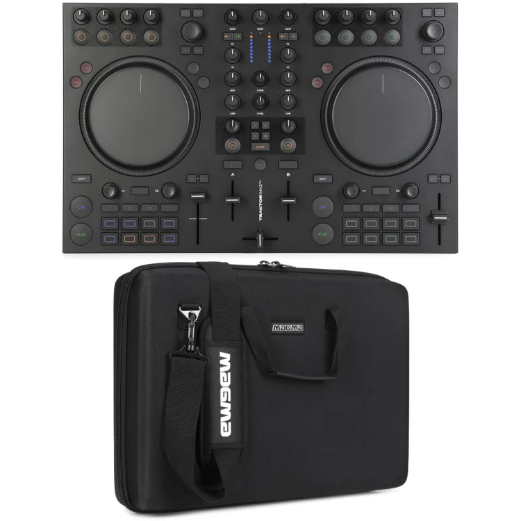 Native Instruments Traktor Kontrol MX2 DJ Controller with Magma Bags CTRL Case