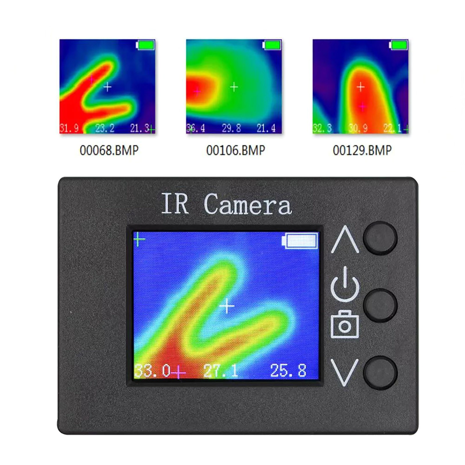 Compact Handheld Digital Infrared Thermal Temperature Imager Camera Heating