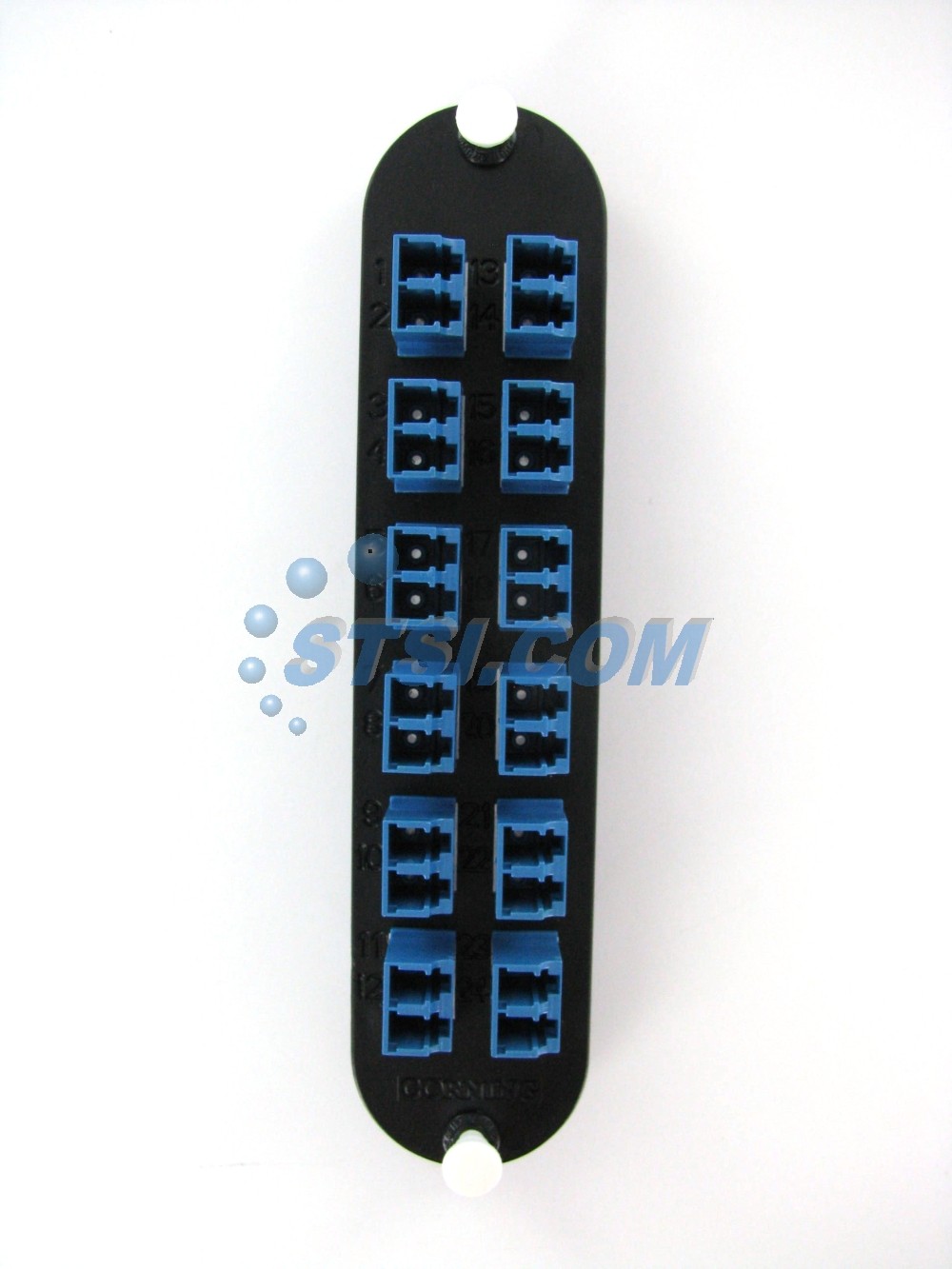 Corning CCH-CP24-A9 Patch Panel, 12 LC Duplex OS2 Singlemode Adapters BULK ~STSI