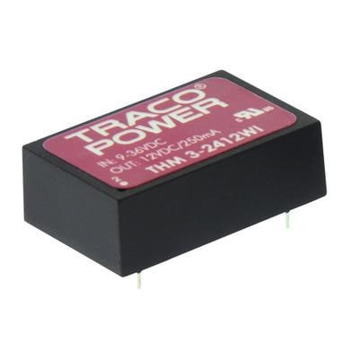 1Pcs THM 3-1215 Isolated DC/DC Converters 3W 9-18Vin 24Vout 125mA DIP Med Iso