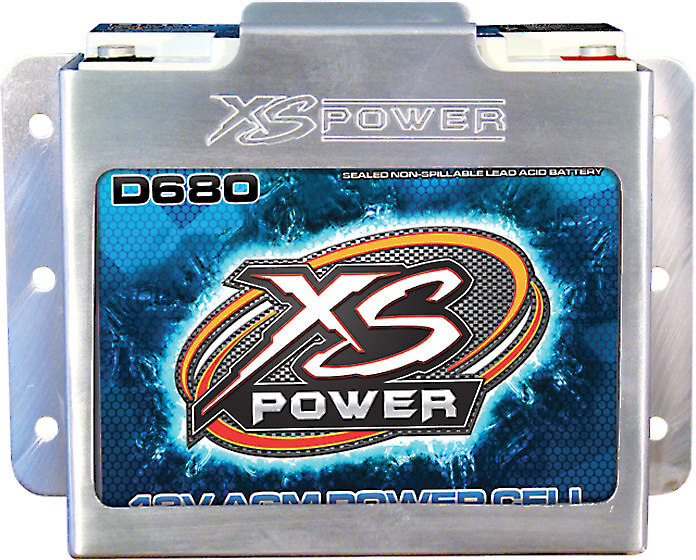 XS Power 511 680 Stamped Al. Side Mount Box w/ Window