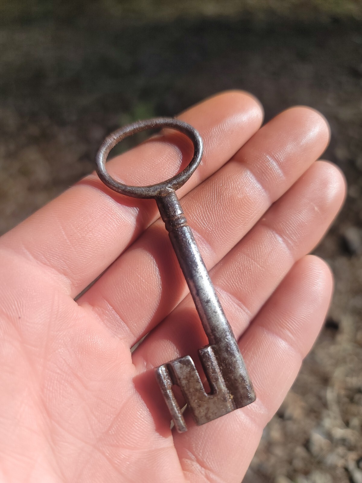 1870s Skeleton Key ☆Antique  French Metal Key!