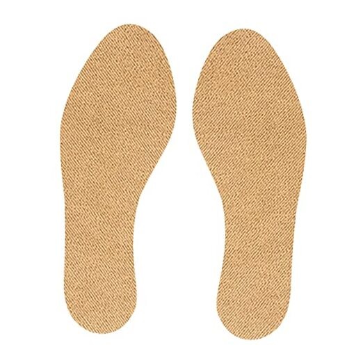 Wool Flat Shoe Insert for Sandals & US Women 7-7.5 (38 Euro) Light Brown