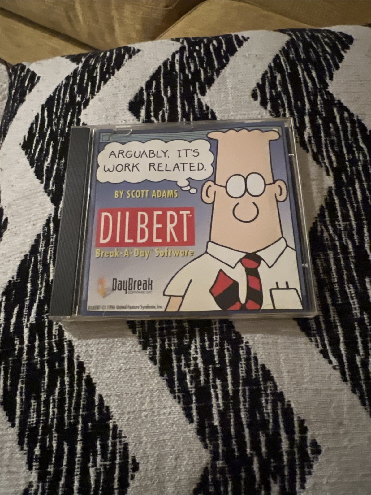 Dilbert Daybreak Break-A-Day Software By Scott Adams 1996 Cd Free Gift 🎁