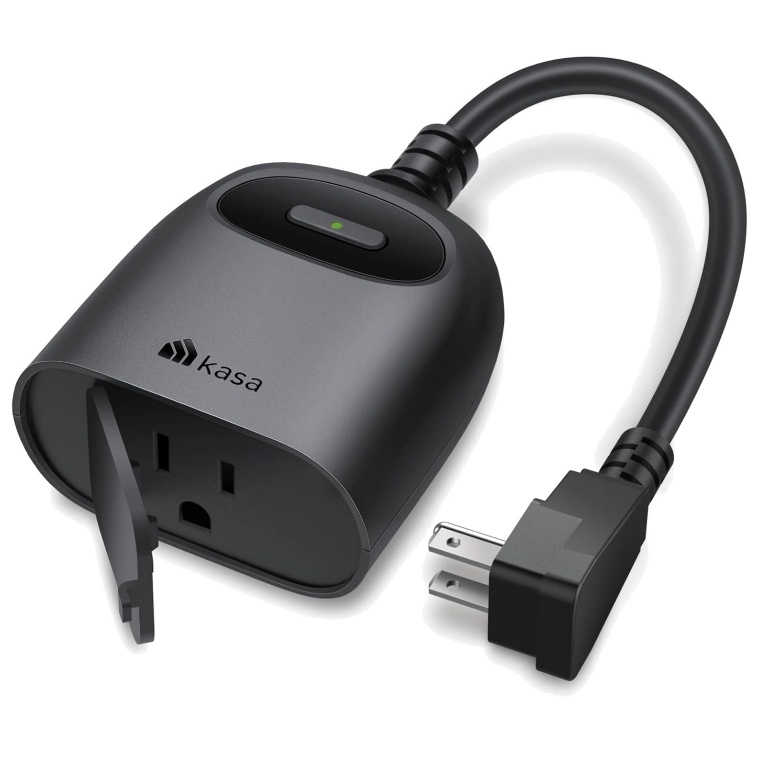 Smart Home Wi-Fi Outlet Timer: Kasa 15A Outdoor Plug - Alexa & Google Compatible