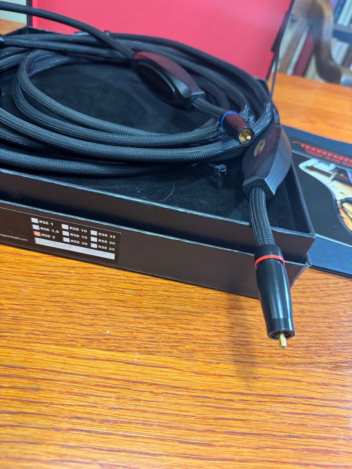 Transparent Reference HI Z MM 2.0M Single Ended RCA Interconnect Cables