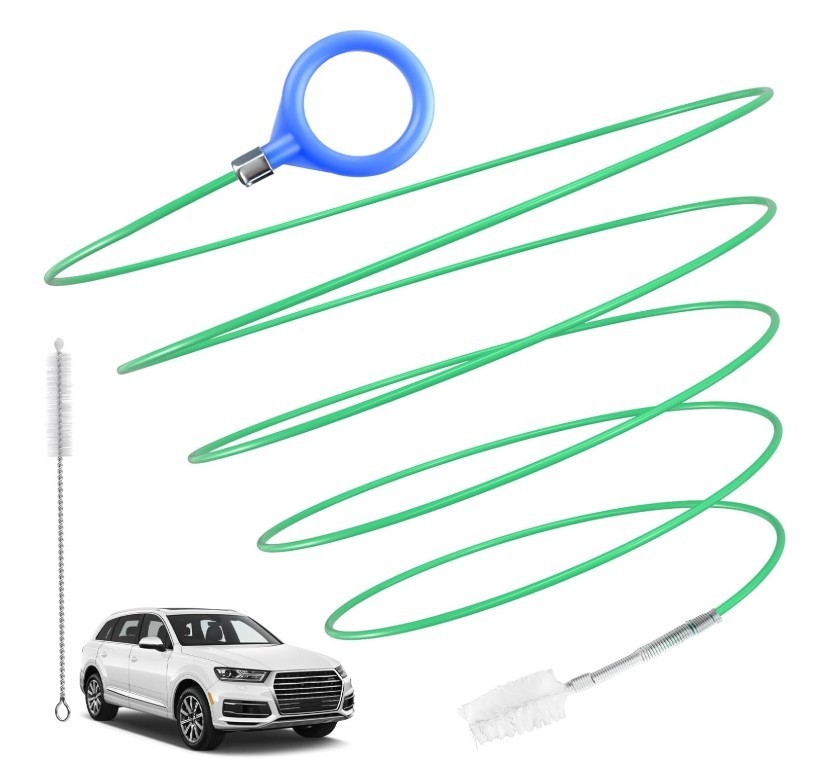 Auto Sunroof Drain Cleaning Tool, 78 Inch Flexible Tube Cleaning Brush, Flexible