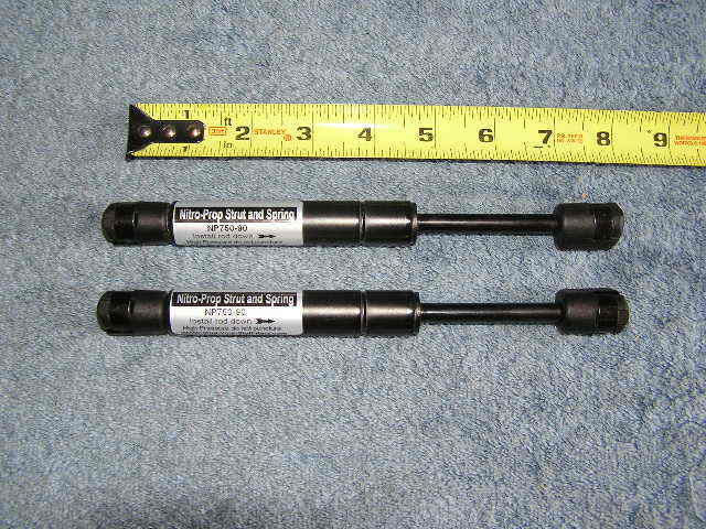 SET 7 .5 in 90# Truck Bed Tool Toy Chest Gas Spring Strut Lid Lift Jo Box 7.5”