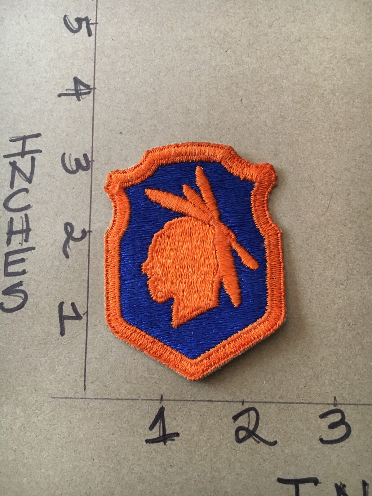 WW2 to Korea era Army 98th Infantry Division c/e no glow Patch 5/26/25