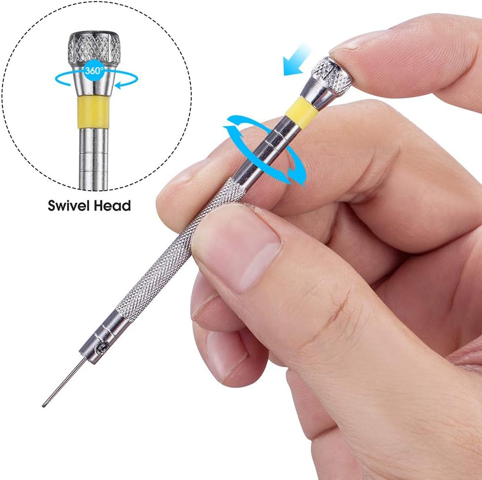 Premium 6PCS Micro Precision Screwdriver Set, 0.8-1.6Mm, Extra Replacement Bl...