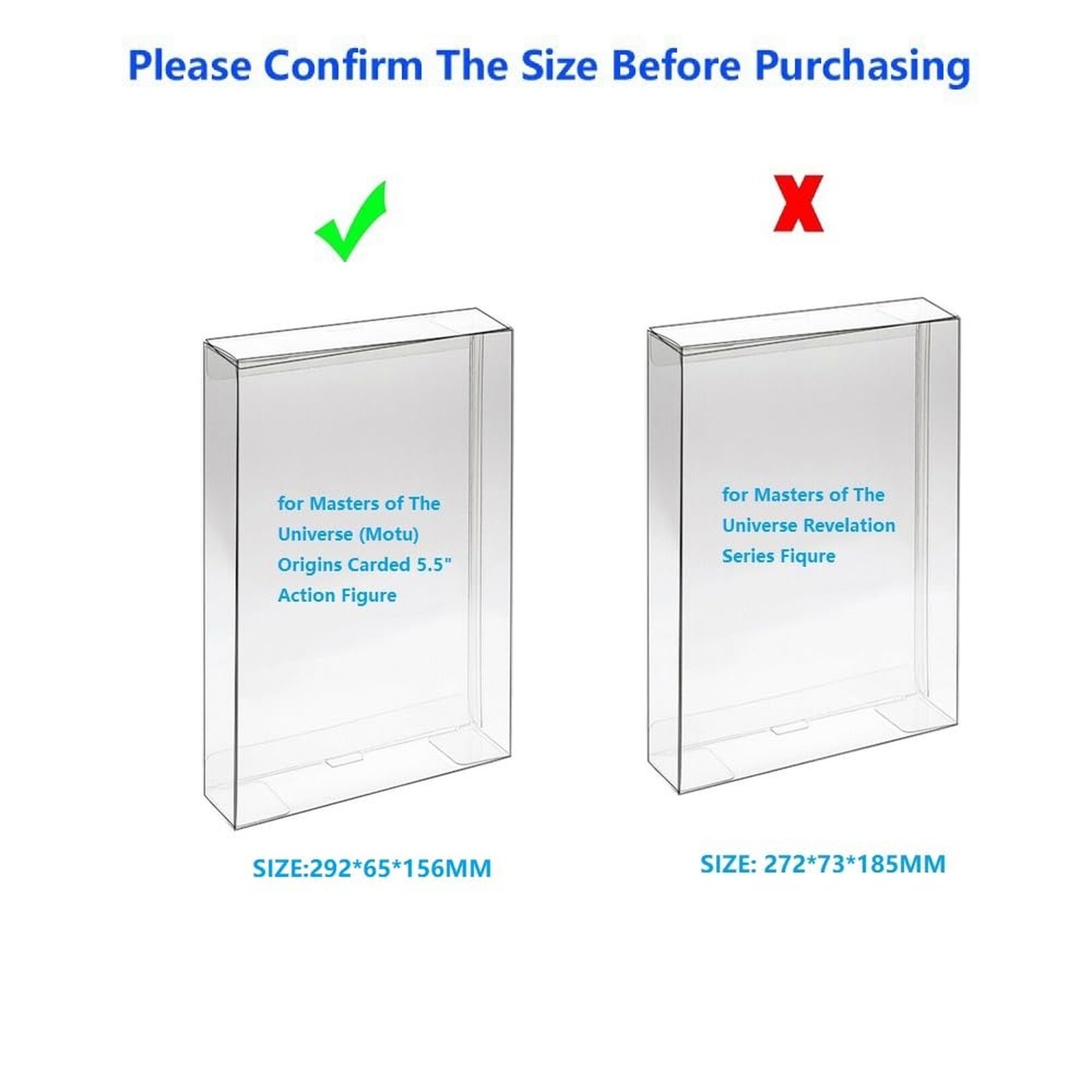 CHILDMORY 10PCS Box Protector Case Sleeve Display Box Protective Case for Mas...