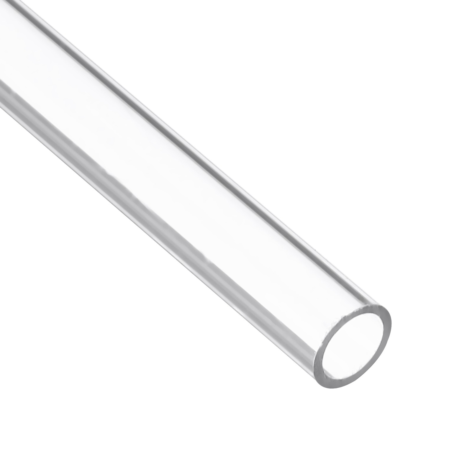 Rigid Tubing 1/2"x5/8"x1Ft Round Plastic PC Tube 13mm x 16mm x 305mm