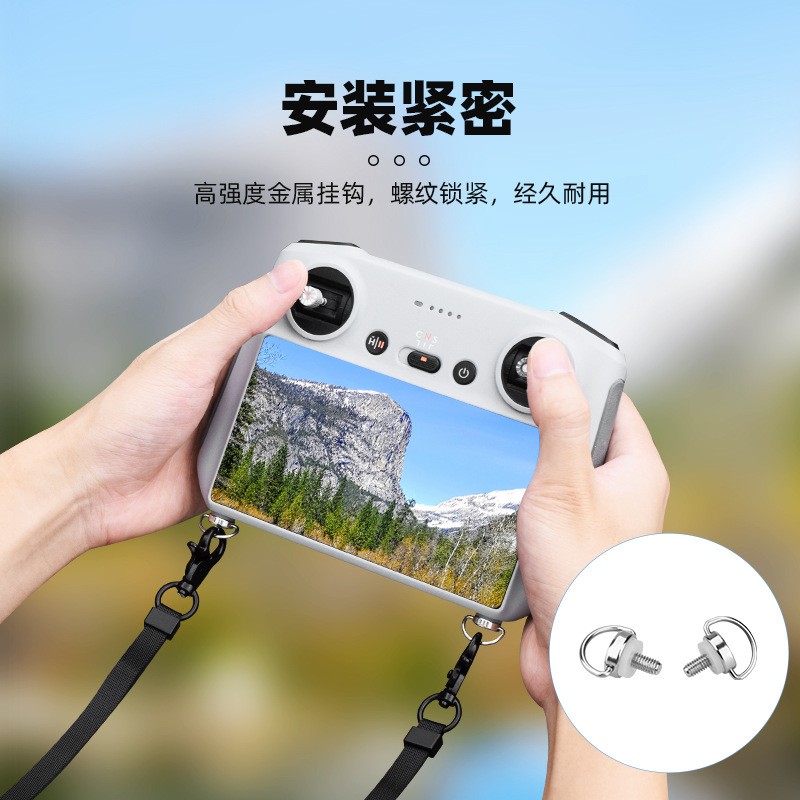 For DJI MINI 4PRO Remote Control w/ Screen Mavic 3/AIR2S RC2 Hanging Rope Strap