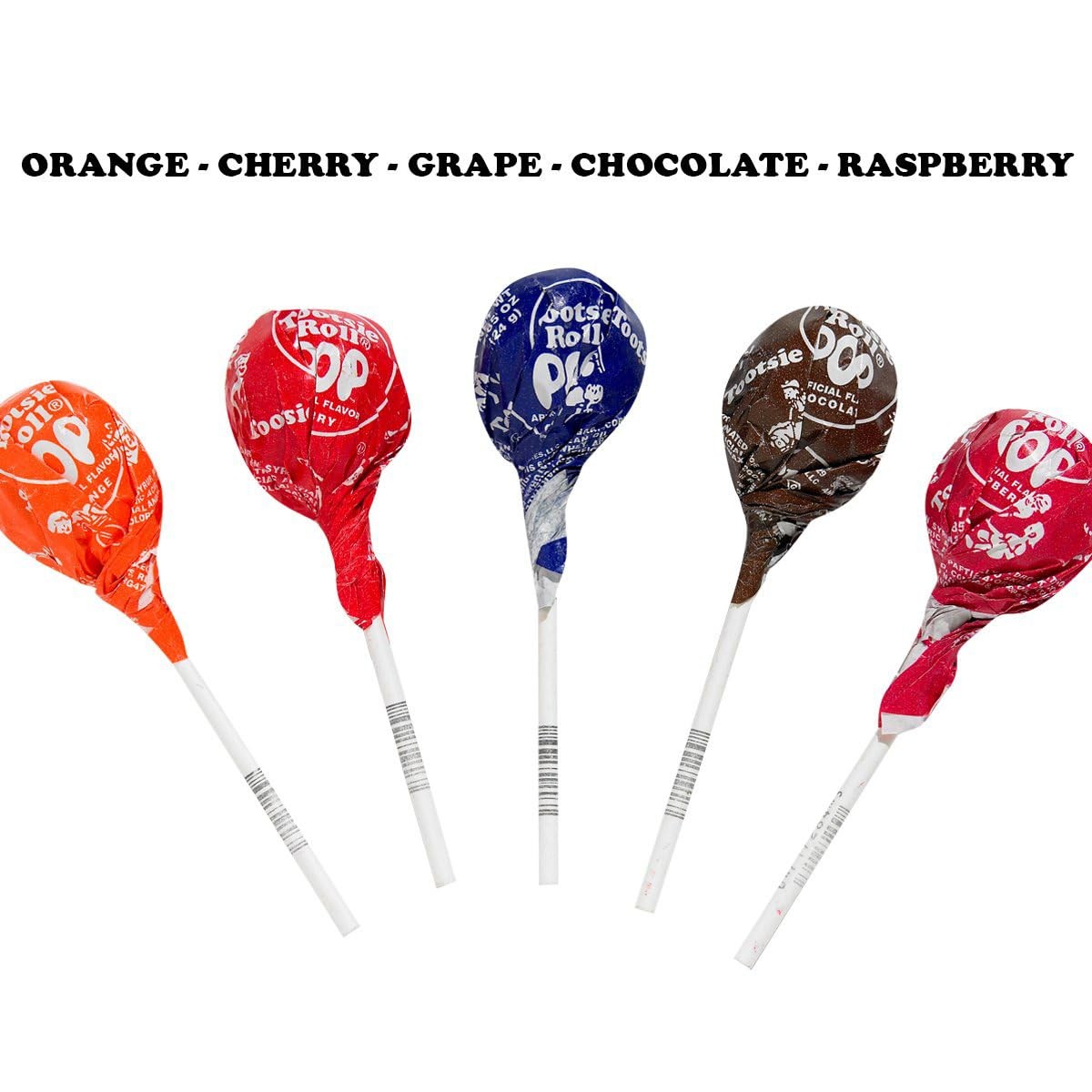 Classic Roll Pops with Chocolate Center, Bulk Bag 22 Count – Assorted Fruit F...