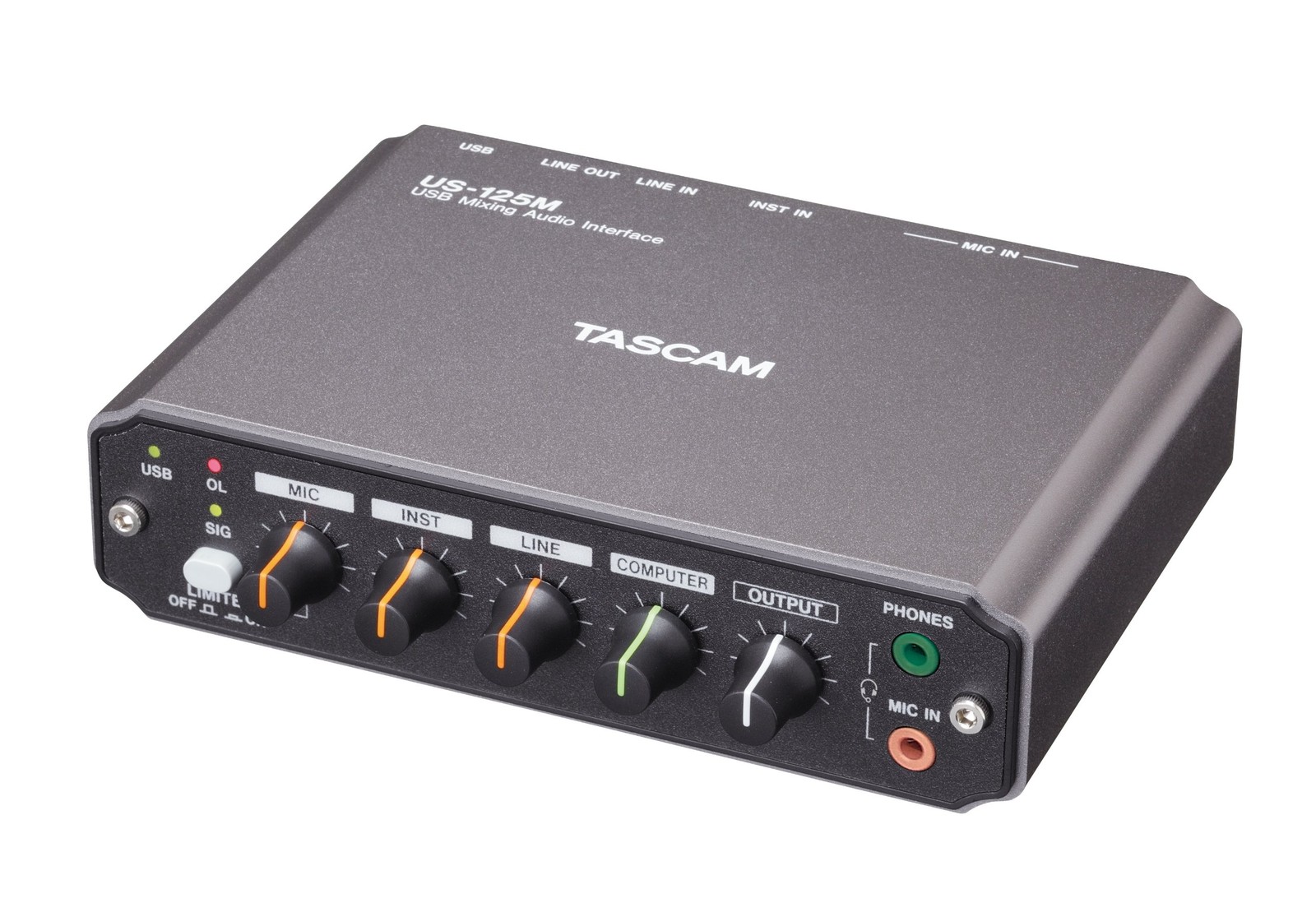 TASCAM US-125M USB Audio Interface with Mixing Function Japan Import